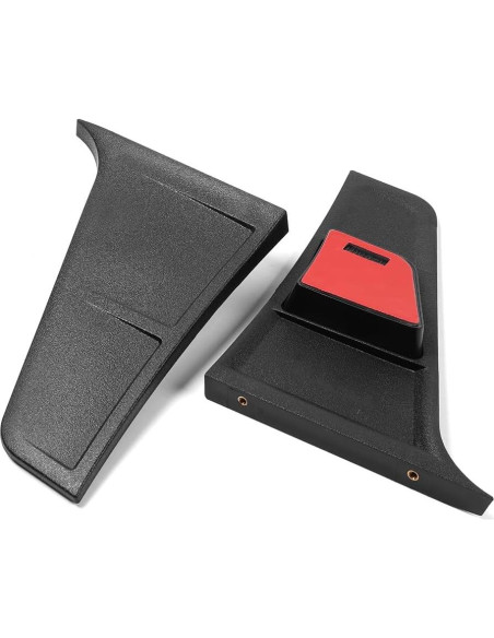 Kit de labio de parachoques delantero ABS HDCAUTODEPOT 6PCS