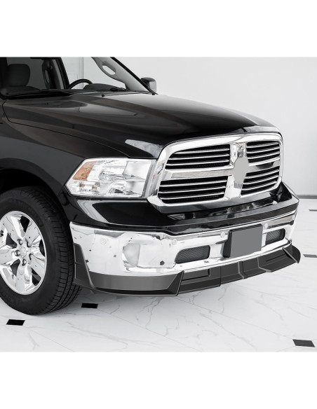 Kit de labio de parachoques delantero ABS HDCAUTODEPOT 6PCS