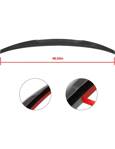 Alerón trasero GFJEF para Audi A5/S5 Sportback 2018-2021