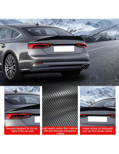 Alerón Trasero de Fibra de Carbono CCIYU para Audi A5 S5 2017-2020