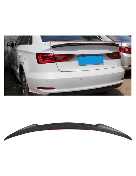 Alerón Trasero de Fibra de Carbono Aintier para Audi A3/S3 2014-2018