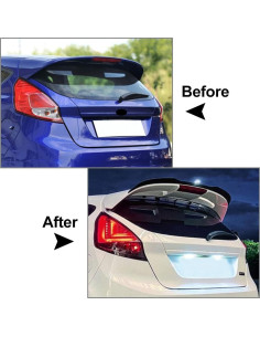 Alerón Trasero ABS LULUFAIRING para Ford Fiesta ST-Line 2008-2017 2
