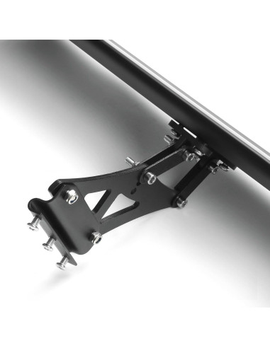 Alerón Trasero Ajustable Areyourshop de Aluminio 135cm Negro