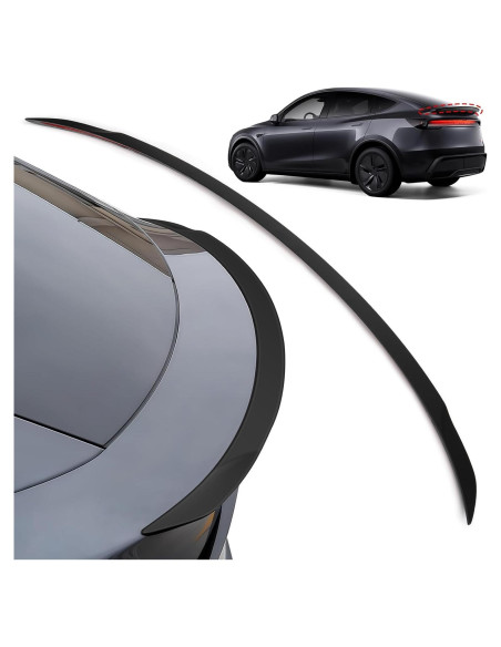 Spoiler Alerón ABS para Tesla Model Y 2026 Juniper - Negro Mate