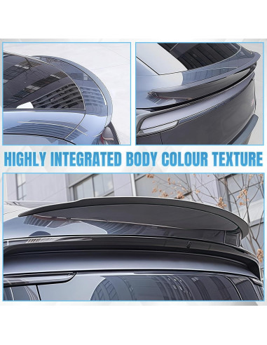 Spoiler Alerón ABS para Tesla Model Y 2026 Juniper - Negro Mate