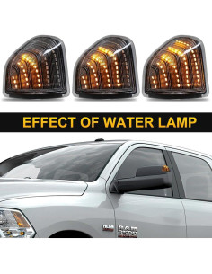 Luces de señal de giro LED Dodge Ram 2010-2018 - Lente clara 2