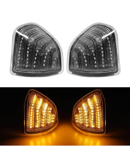 Luces de señal de giro LED Dodge Ram 2010-2018 - Lente clara