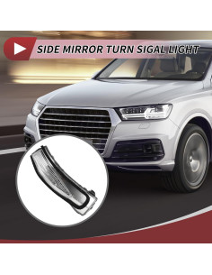 Luz de Señal de Giro en Espejo Derecha HEROFFIX para Hyundai Santa Fe 2019-2021 2