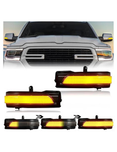 Luces LED Secuenciales Ahumadas KEEGTBOX para Dodge Ram 1500 2019-2023