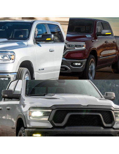 Luces LED Secuenciales Ahumadas KEEGTBOX para Dodge Ram 1500 2019-2023