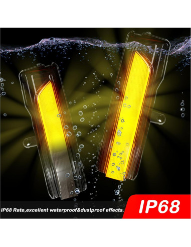 Luces LED Secuenciales Ahumadas KEEGTBOX para Dodge Ram 1500 2019-2023