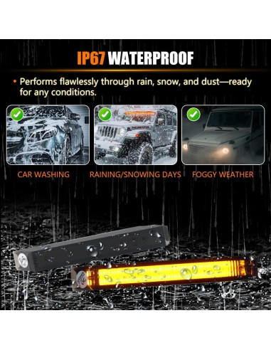 Luces de Marcador LED Secuenciales ATROVI para Ford F150 2004-2014