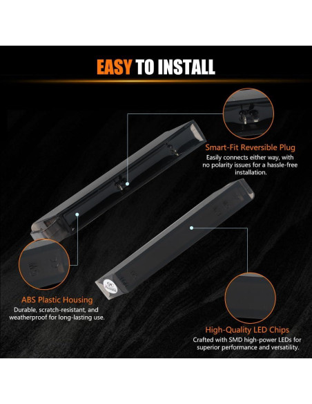 Luces de Marcador LED Secuenciales ATROVI para Ford F150 2004-2014