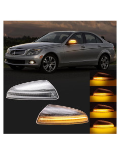 Luces de Señal de Giro LED HTZCMOTO para Espejo Lateral