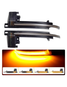 Luz de señal de giro LED dinámica Kakulkomen para Audi B8