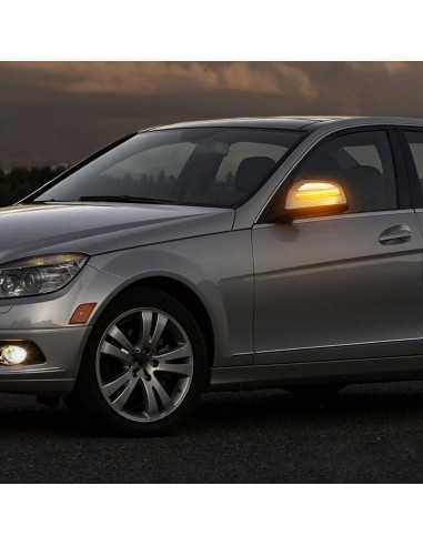 Luces de Señal de Giro LED HTZCMOTO para Espejo Lateral