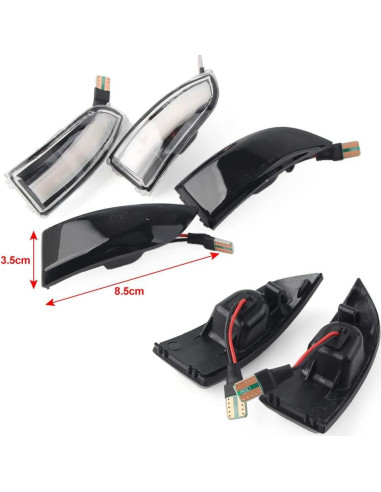 Luces LED de Giro Dinámicas BACAR para Renault Scenic III 2009-2015