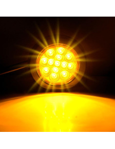 8 Luces Marcadoras LED Ámbar 2.5" Traberm para Remolque 2