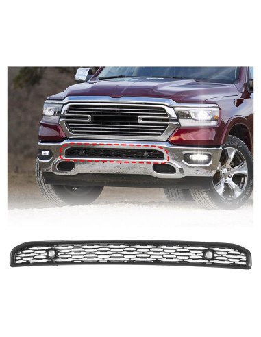 Parrilla Inferior Parachoques Delantero VLINCAR Dodge Ram 1500 2019-2022