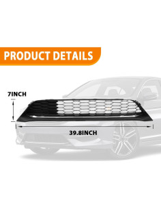 Rejilla Inferior Parachoques Frontal YLT AUTO Honda Accord 2016-2017 2