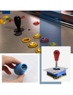 4 Piezas Joystick Elíptico Crear Idea M5 Repuestos Arcade 2