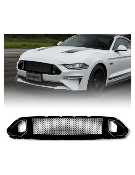 Rejilla Superior Parachoques Frontal LitMiRaCle Mustang 2018-2023