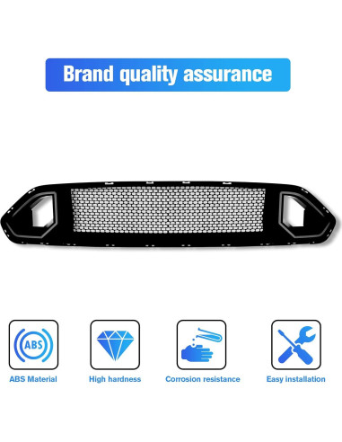 Rejilla Superior Parachoques Frontal LitMiRaCle Mustang 2018-2023