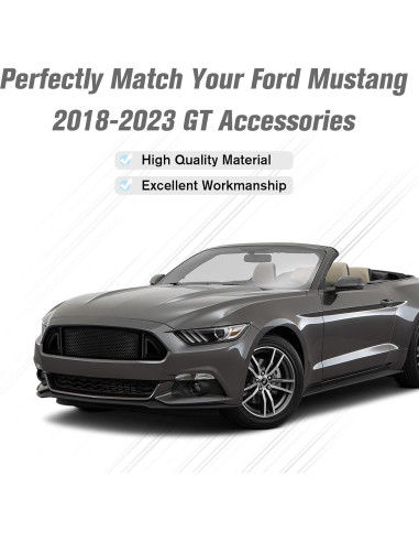 Rejilla Superior Parachoques Frontal LitMiRaCle Mustang 2018-2023