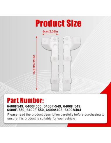 Soporte de Parachoques Frontal FZJDSD para Mitsubishi Lancer 2008-2017