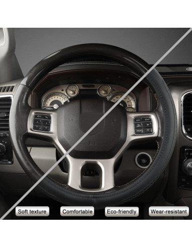 Cubierta de Volante West Llama para Dodge RAM 1500 2500 3500 39-41 cm