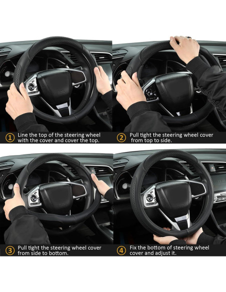 Cubierta de Volante West Llama para Dodge RAM 1500 2500 3500 39-41 cm