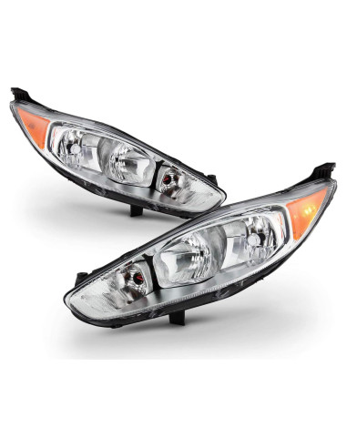 Faros Halógenos Cromados AKKON para Ford Fiesta 2014-2017