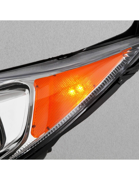 Faros Halógenos Cromados AKKON para Ford Fiesta 2014-2017