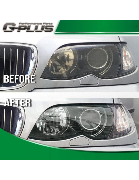 Cubierta de Lente de Faro G-PLUS Claro para BMW E46 4D 02-05