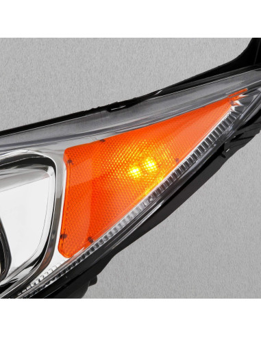 Faros Halógenos Cromados AKKON para Ford Fiesta 2014-2017