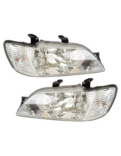 Juego de Faros Halógenos JP Auto para Mitsubishi Lancer 2002-2003