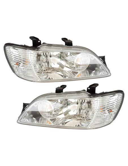 Juego de Faros Halógenos JP Auto para Mitsubishi Lancer 2002-2003