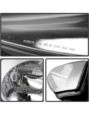 Faros de Cromo ACANII para Mitsubishi Eclipse 2000-2005