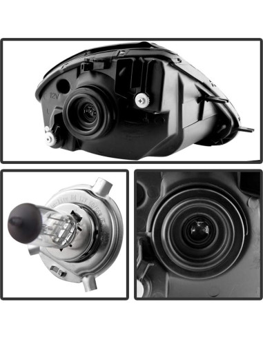 Faros de Cromo ACANII para Mitsubishi Eclipse 2000-2005