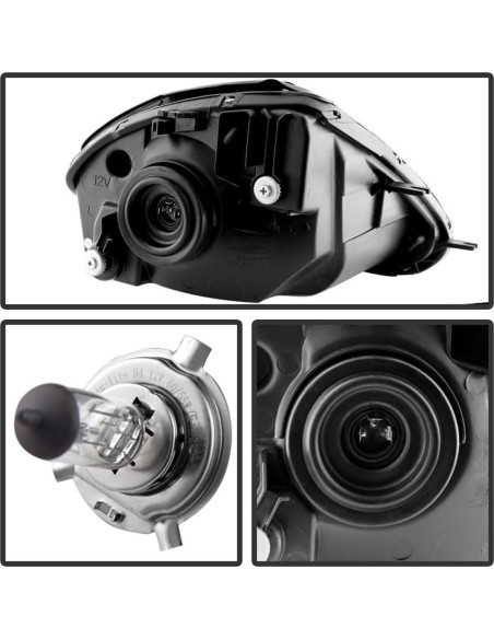 Faros de Cromo ACANII para Mitsubishi Eclipse 2000-2005