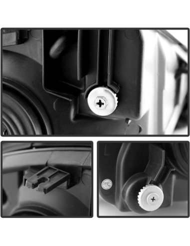 Faros de Cromo ACANII para Mitsubishi Eclipse 2000-2005