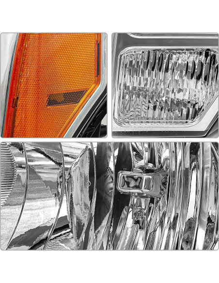 Faros Reemplazo Izquierdo y Derecho Ford F150 2009-2014 LED