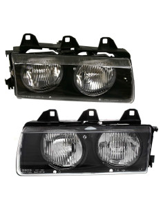 Faros Delanteros Halógenos Garage-Pro para BMW 328i 1996-1999