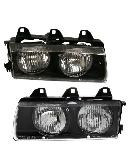 Faros Delanteros Halógenos Garage-Pro para BMW 328i 1996-1999