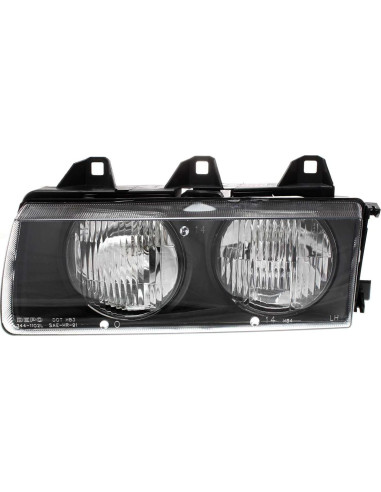 Faros Delanteros Halógenos Garage-Pro para BMW 328i 1996-1999