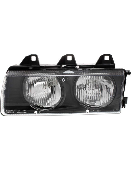 Faros Delanteros Halógenos Garage-Pro para BMW 328i 1996-1999