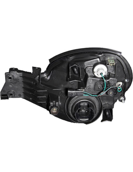 Faros de Cristal Negros SPPC para Subaru Impreza - Par