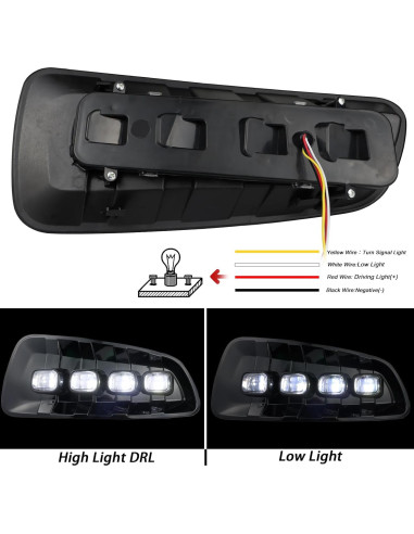 Luces de Niebla LED BINQIGOO para Ford F150 2010-2014