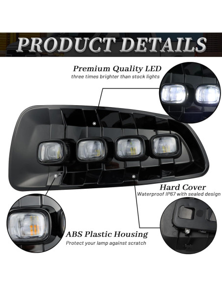 Luces de Niebla LED BINQIGOO para Ford F150 2010-2014