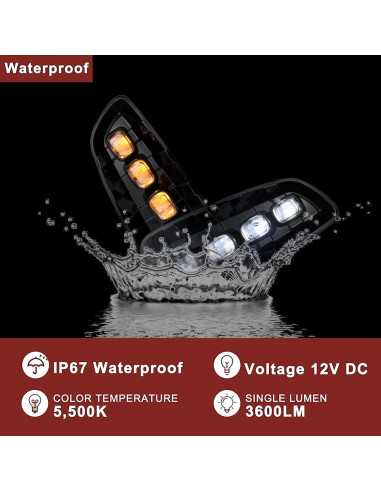 Luces de Niebla LED BINQIGOO para Ford F150 2010-2014